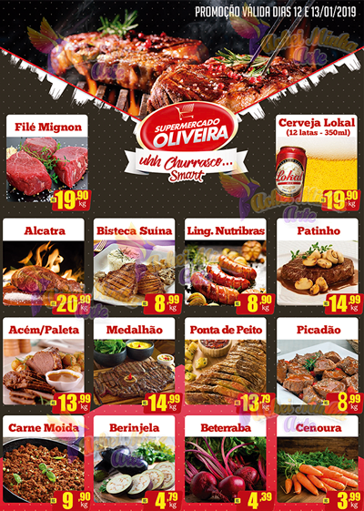 Encarte para churrasco