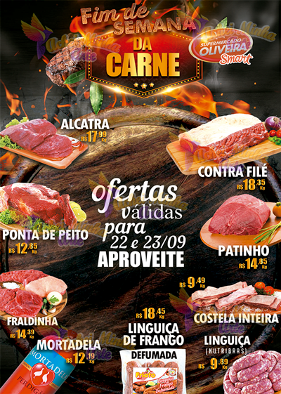 Encarte casa de carnes black