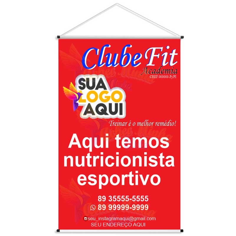 Banner Academia Clube Fit