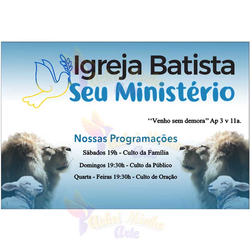 Banner Igreja Batista