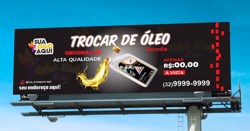 Outdoor Trocar de Óleo Honda