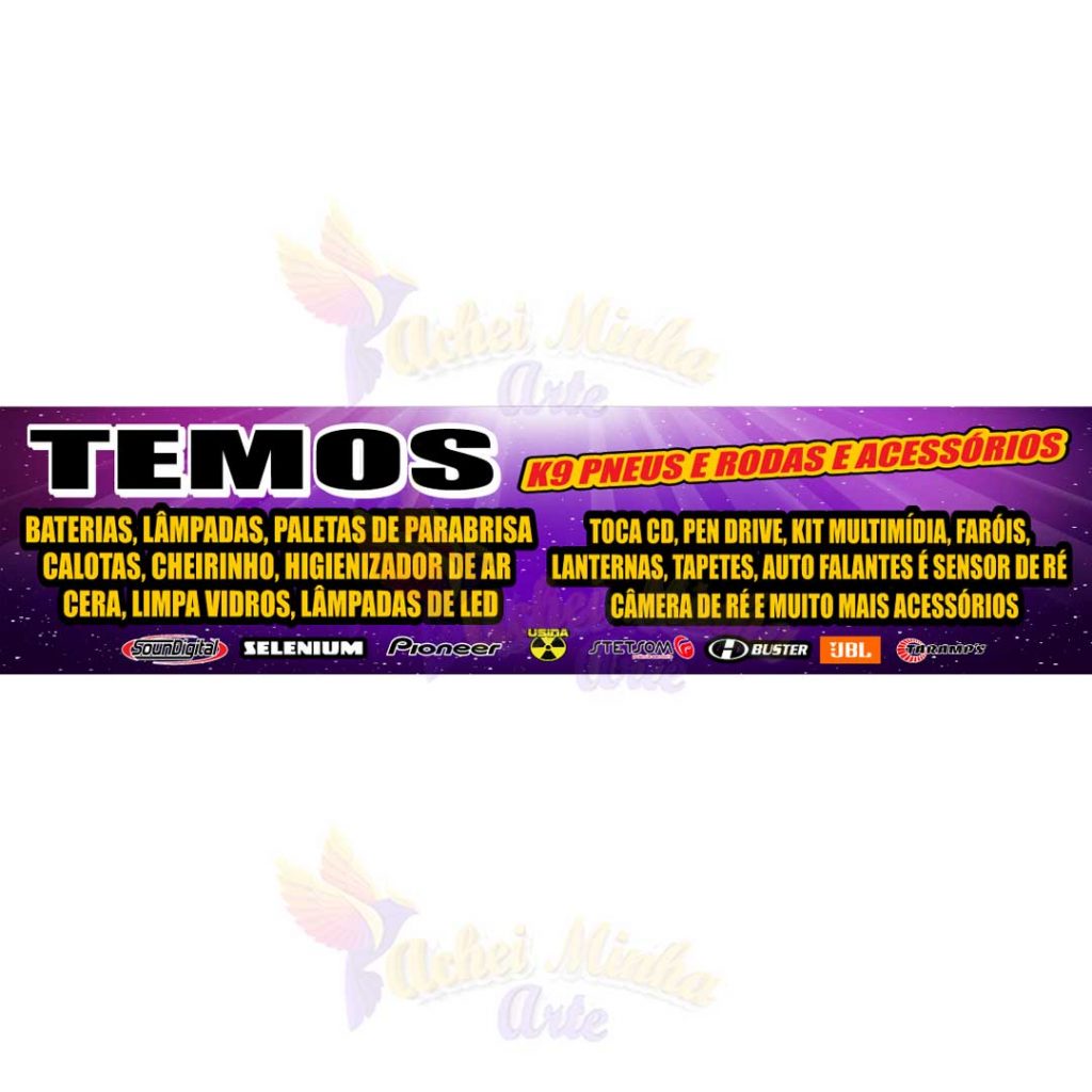 Banner Faixa k9