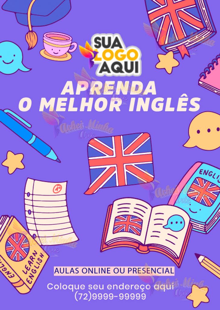 Panfletos para Escolas de Inglês