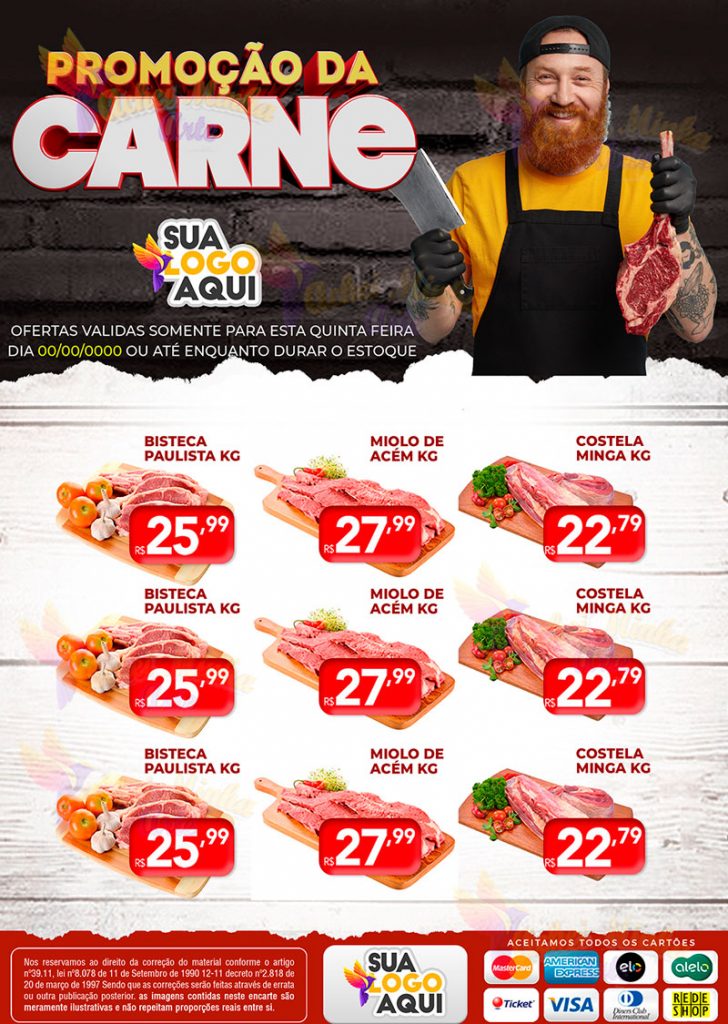 Encarte Promoção da Carne Açougues