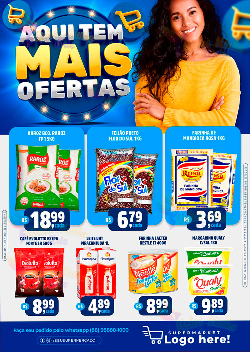 Encarte Aqui Tem Mais Ofertas Promoção