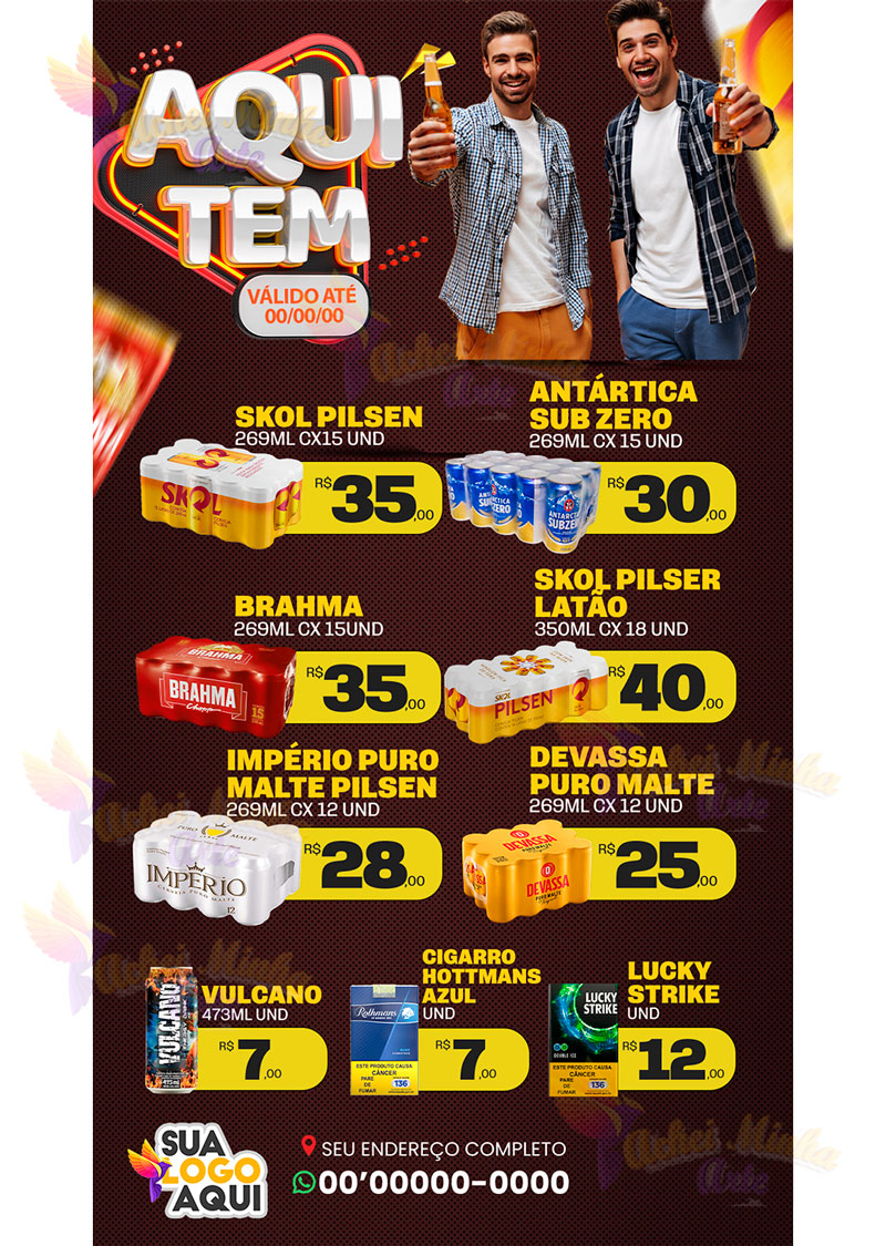 Encarte Aqui Tem Promoções Bebidas