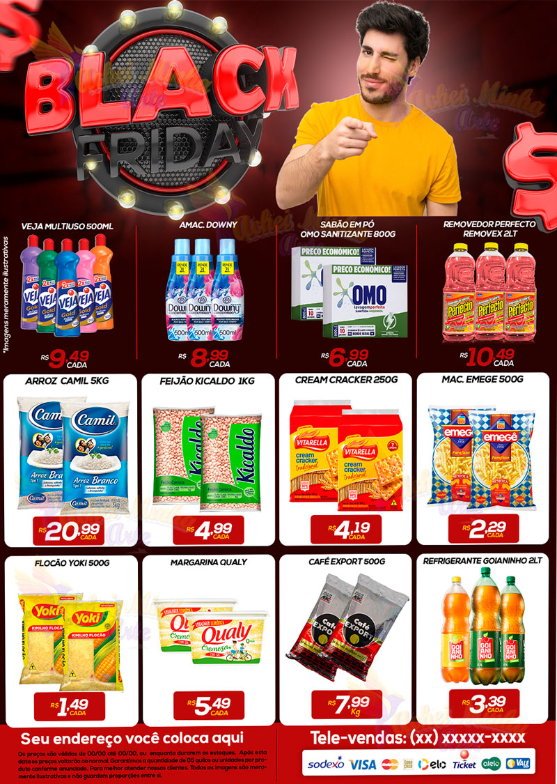 Encarte Black Friday Supermercados Ofertas Promoção