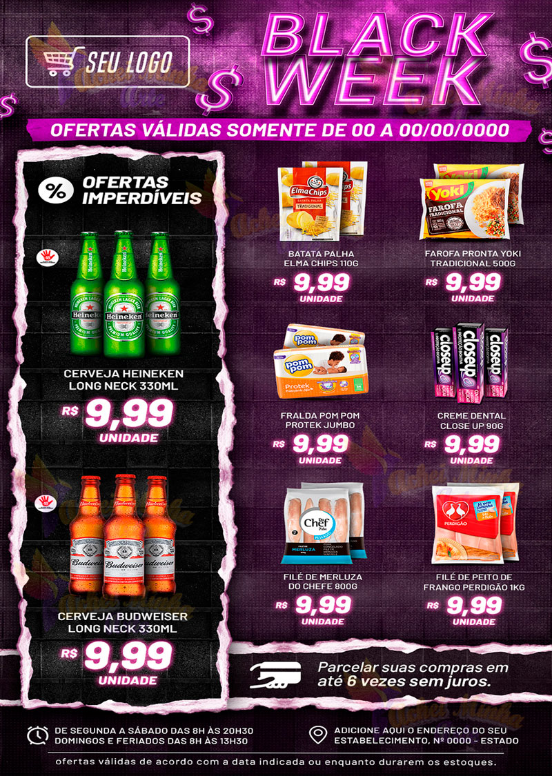 Encarte Black Week Produtos Cerveja