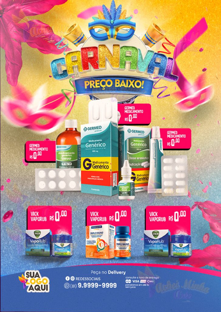 Encarte Carnaval de Ofertas Farmácia