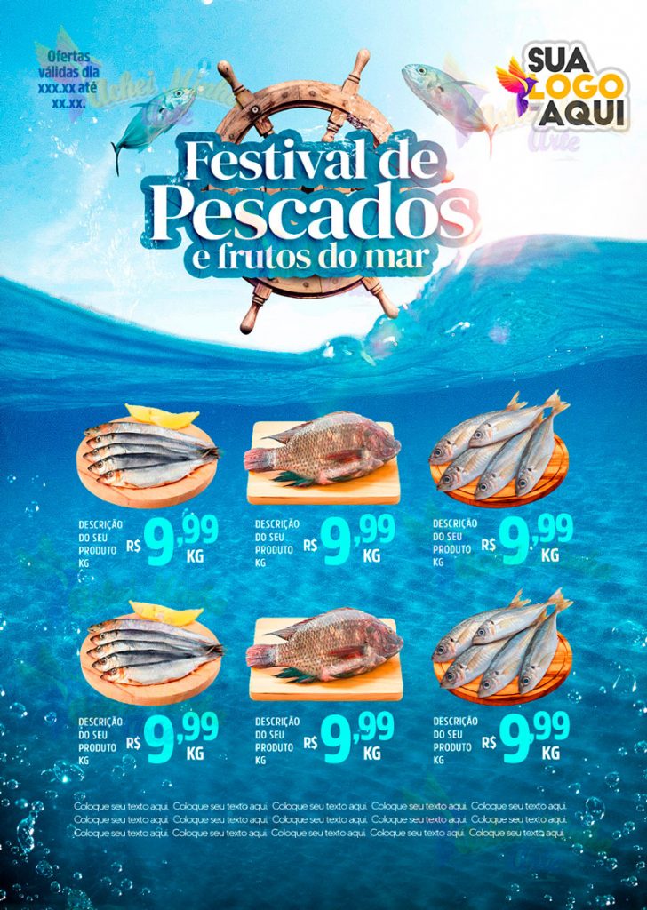 Encarte Festival de Pescados é Frutos do Mar