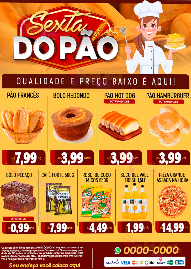 Encarte Sexta do Pão Padaria