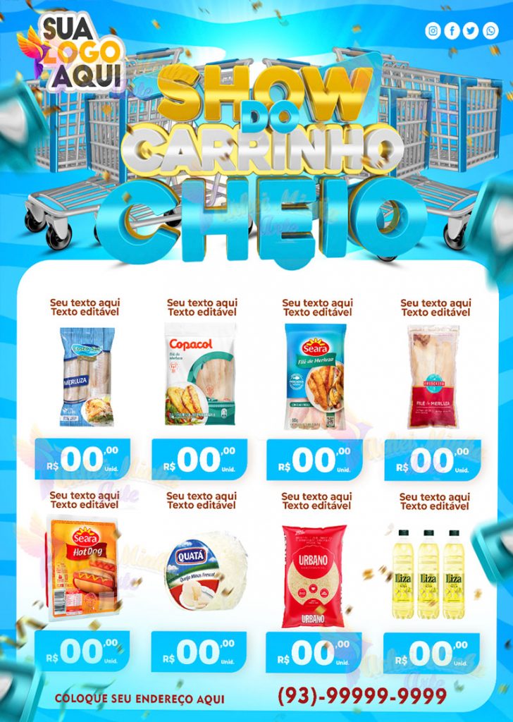 Encarte Show Do Carrinho Cheio