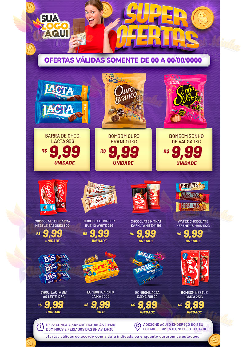 Encarte Super Ofertas Chocolate