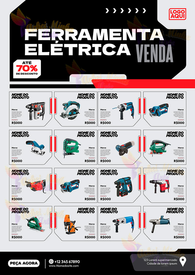 Encarte Venda de Ferramentas Elétricas