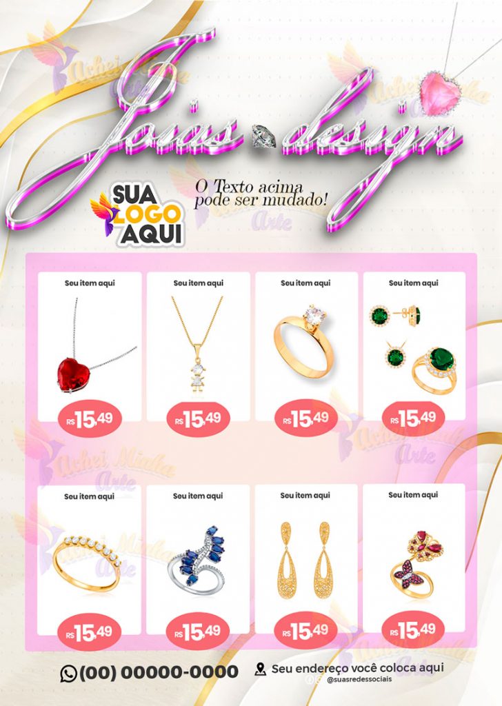 Encarte Joias e Designer
