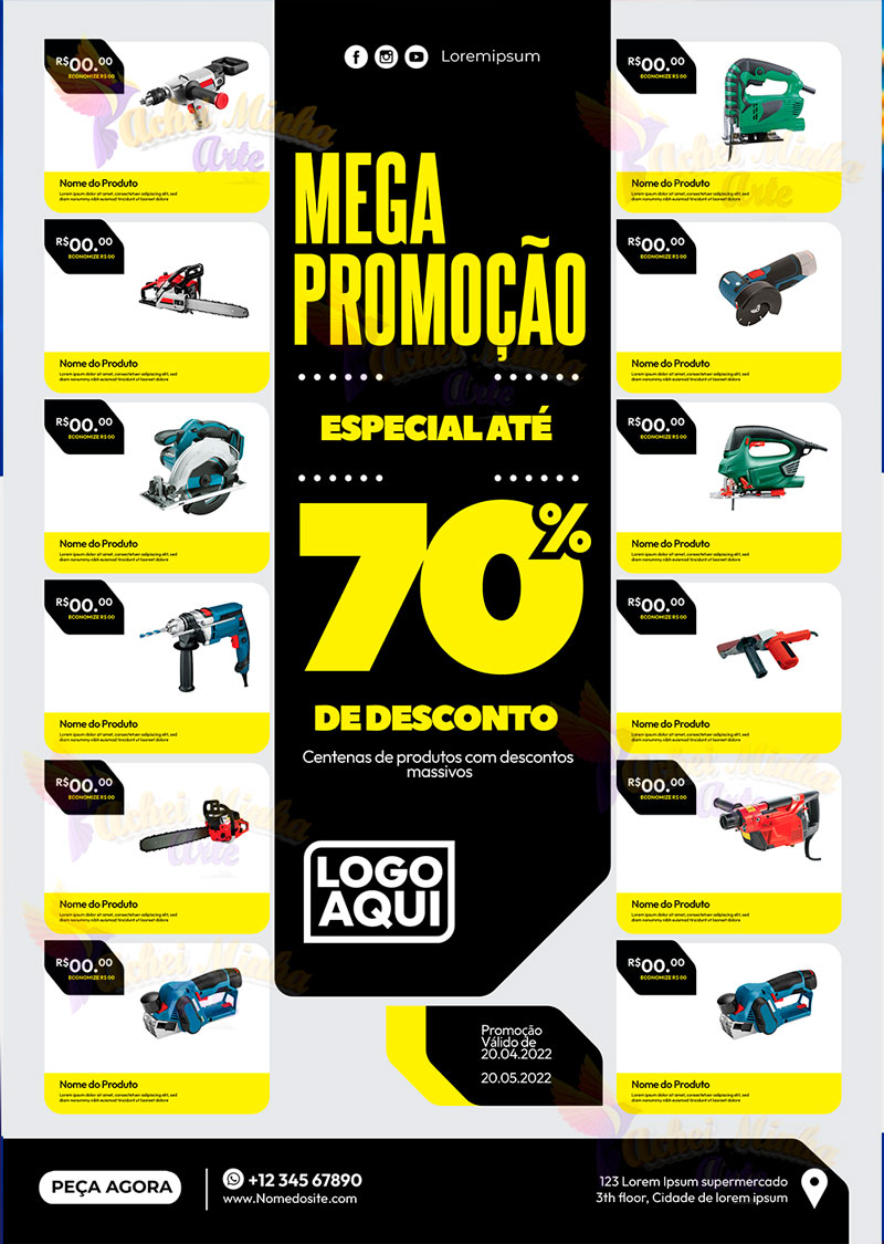 Tabloide Mega Promoção Especial 70%