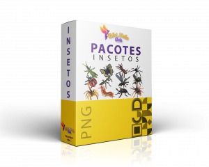 Pacotes de insetos em PNG