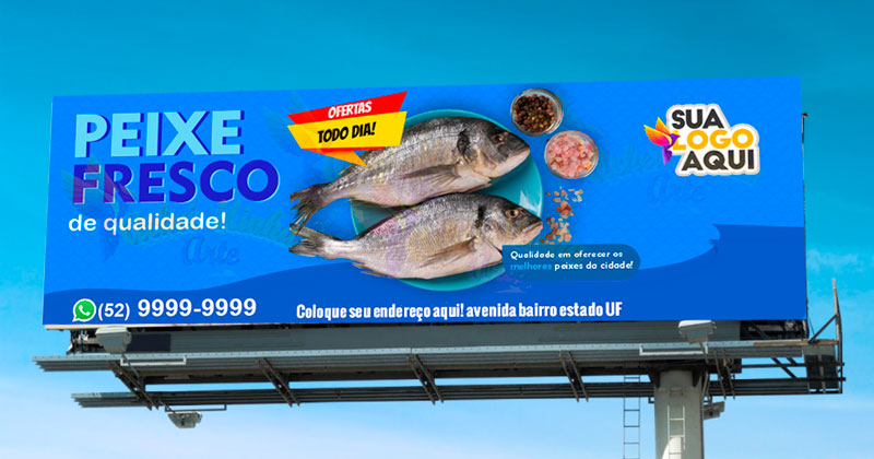 Outdoor Peixe fresco