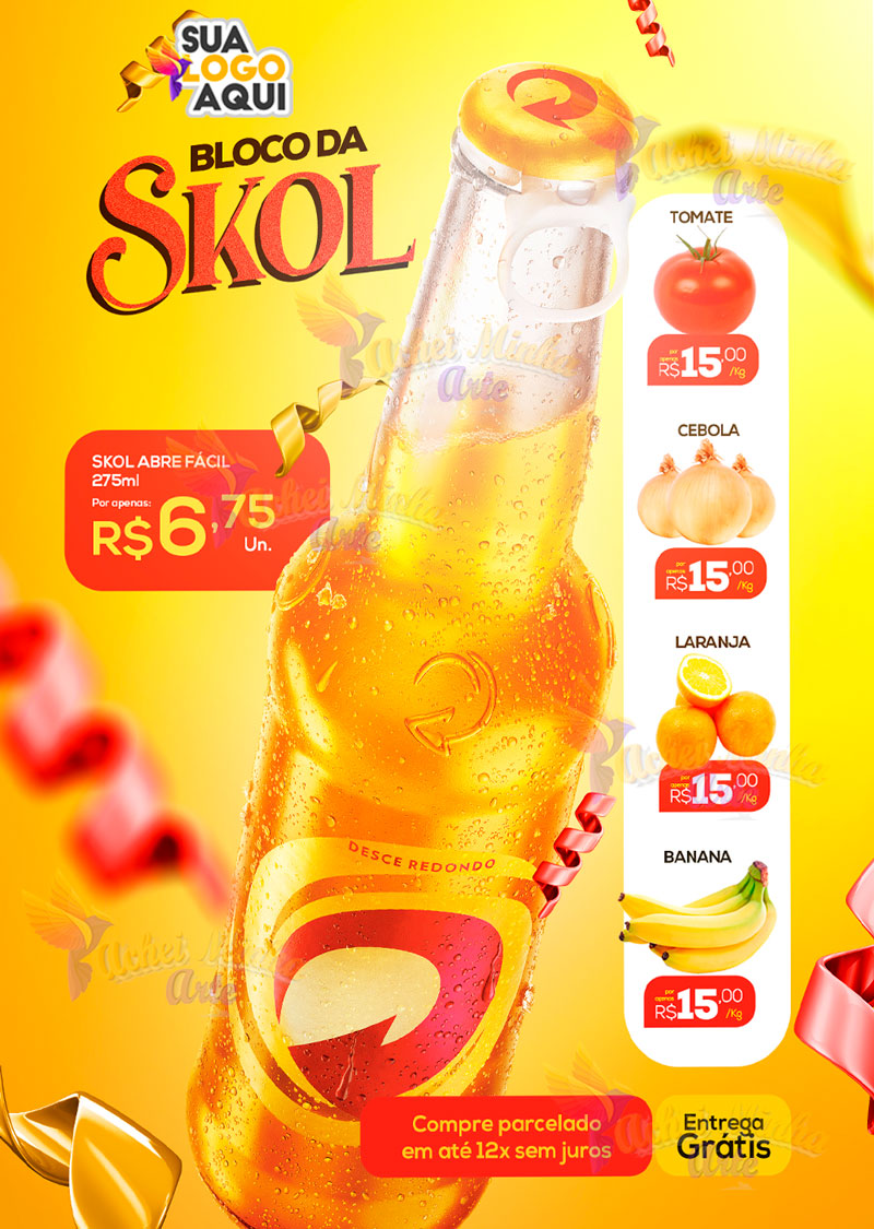 Flyer Bloco Skol