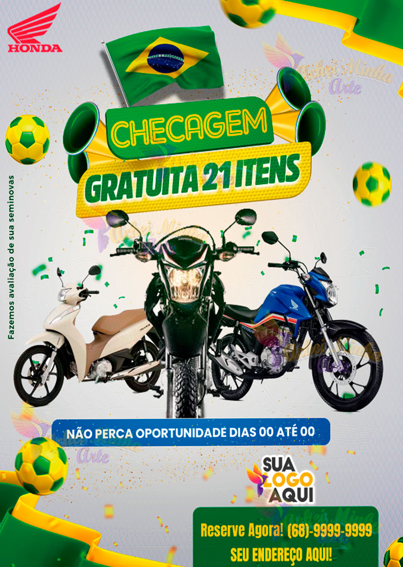 Flyer Checagem Gratuita 21 itens