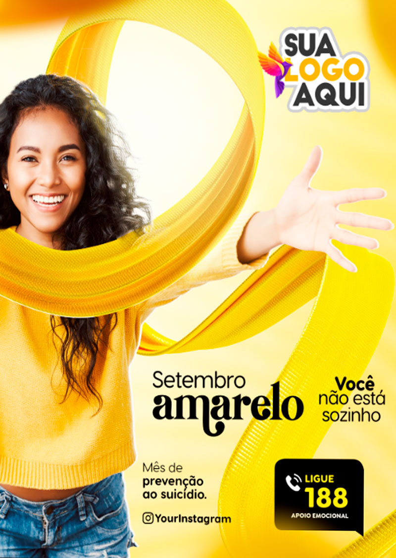 Flyer Setembro Amarelo