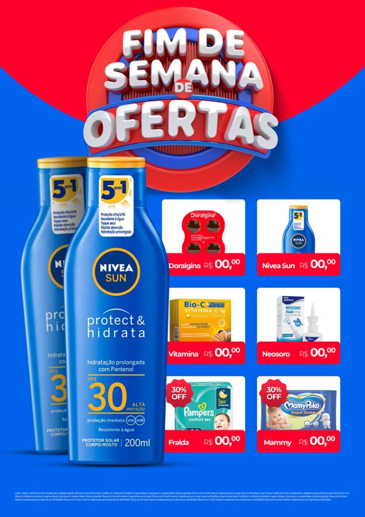 Flyer Fim de Semana de Ofertas Farmácia