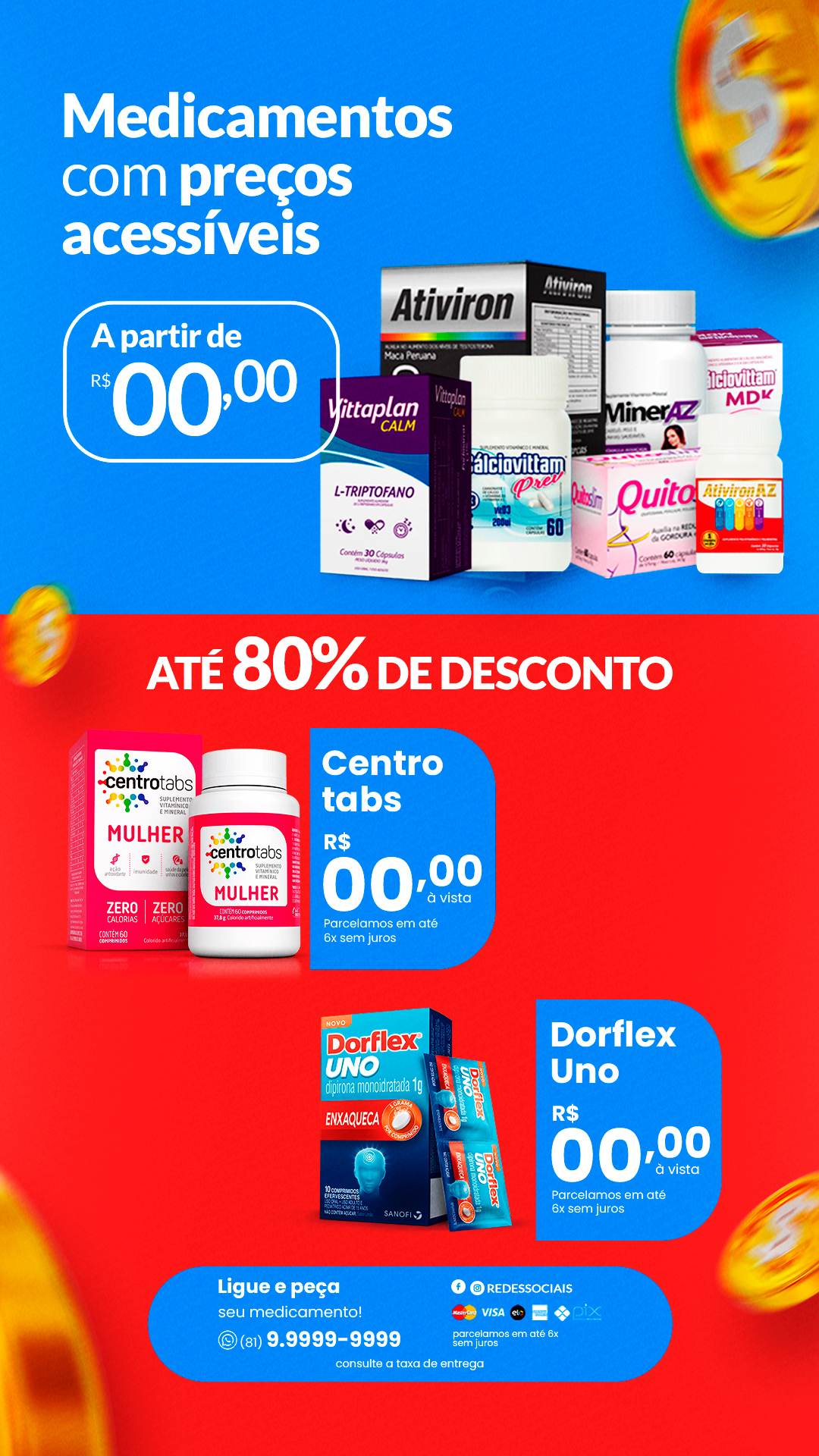 Flyer Com Preços Especiais Farmácia