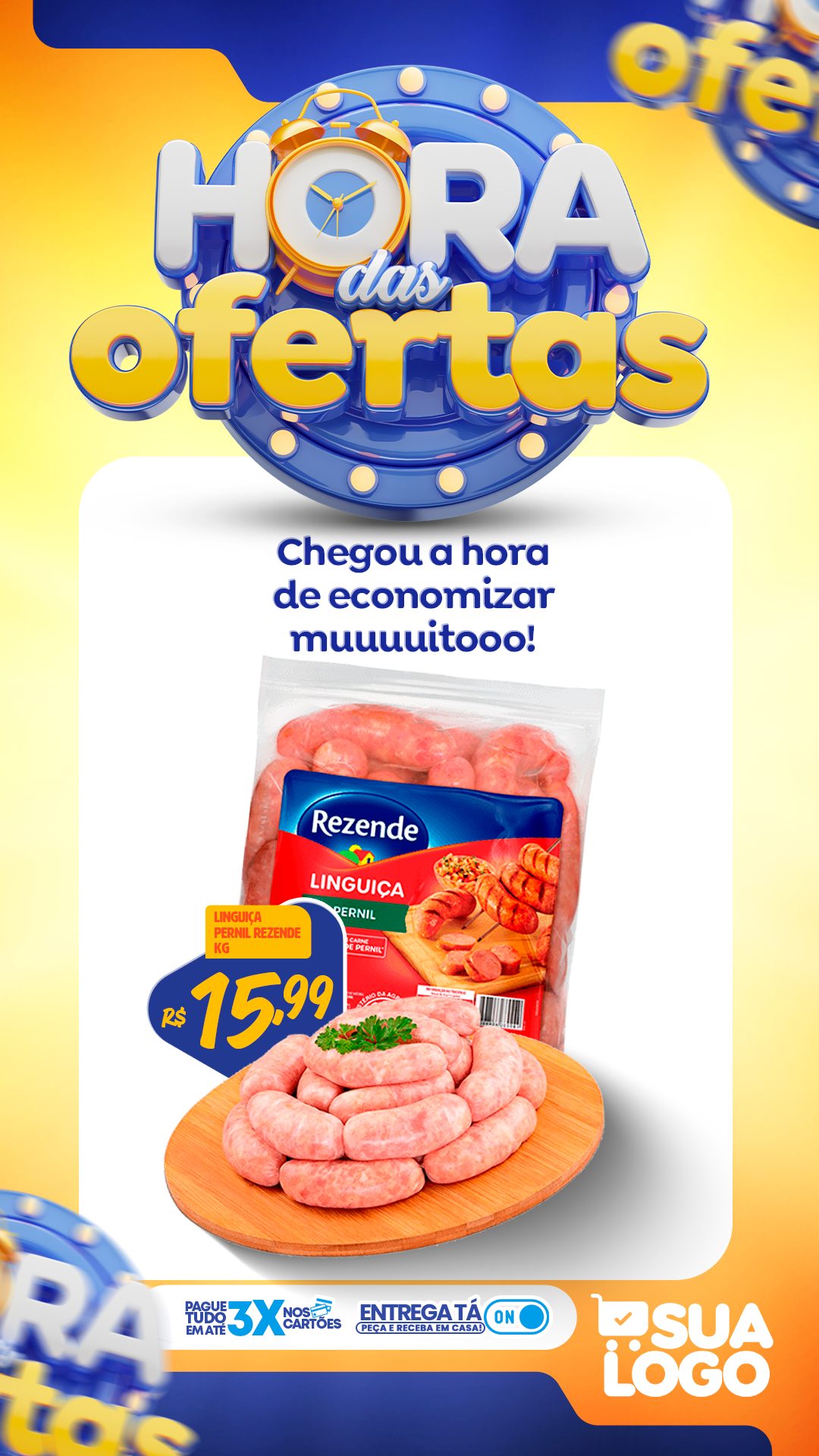 Flyer Hora das Ofertas Venha Conferir