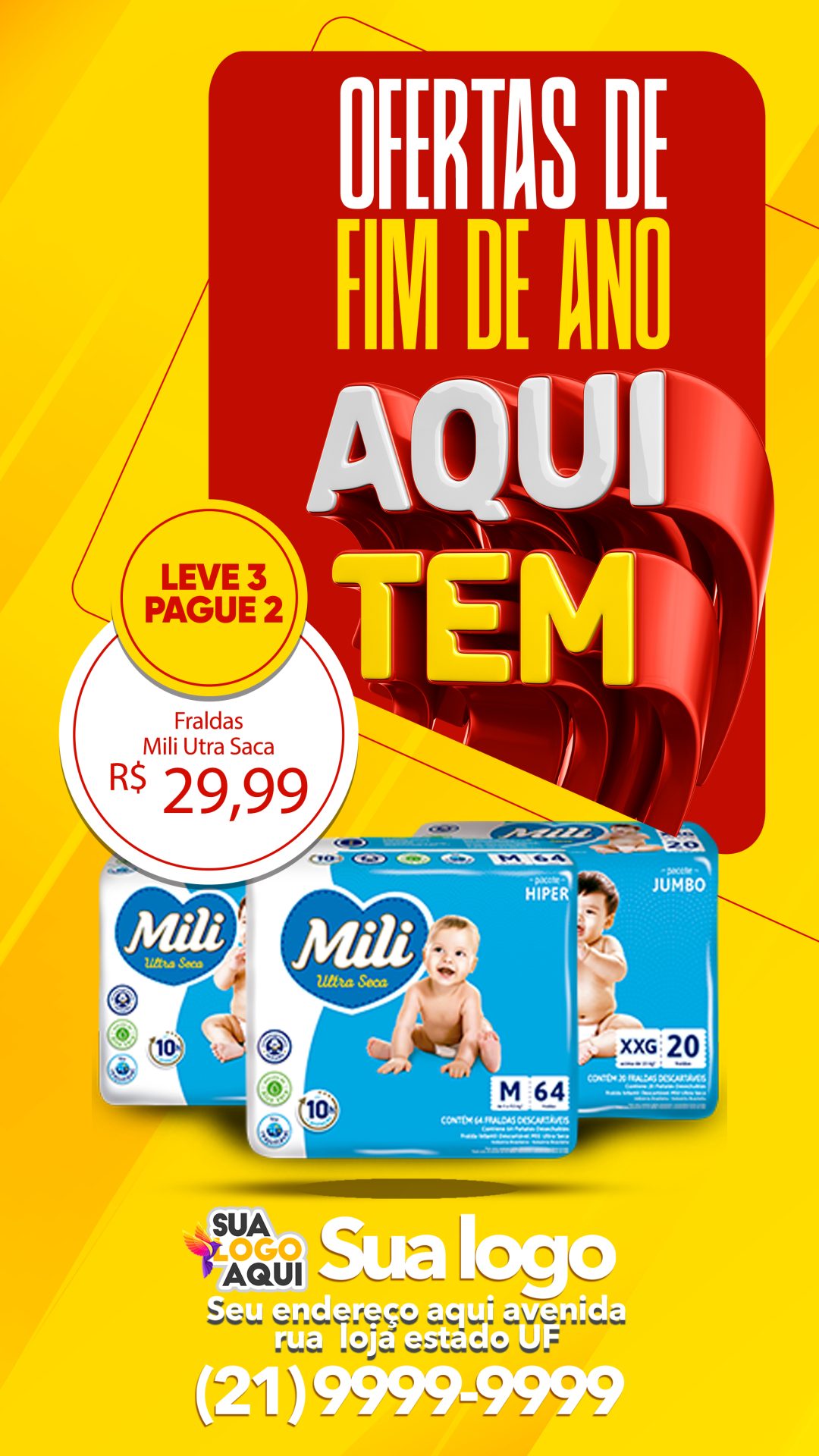 Flyer Oferta Fim de Ano Aqui tem