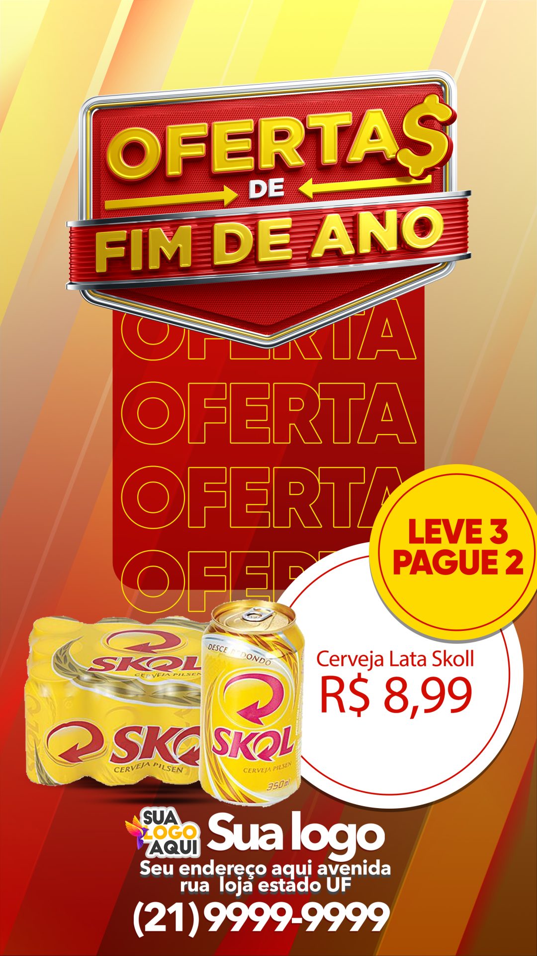 Flyer Ofertas de fim de Ano Skol