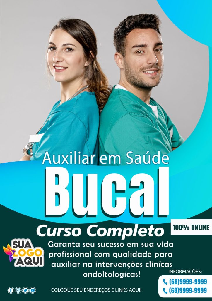 Flyer Curso Auxiliar em Saúde Bucal