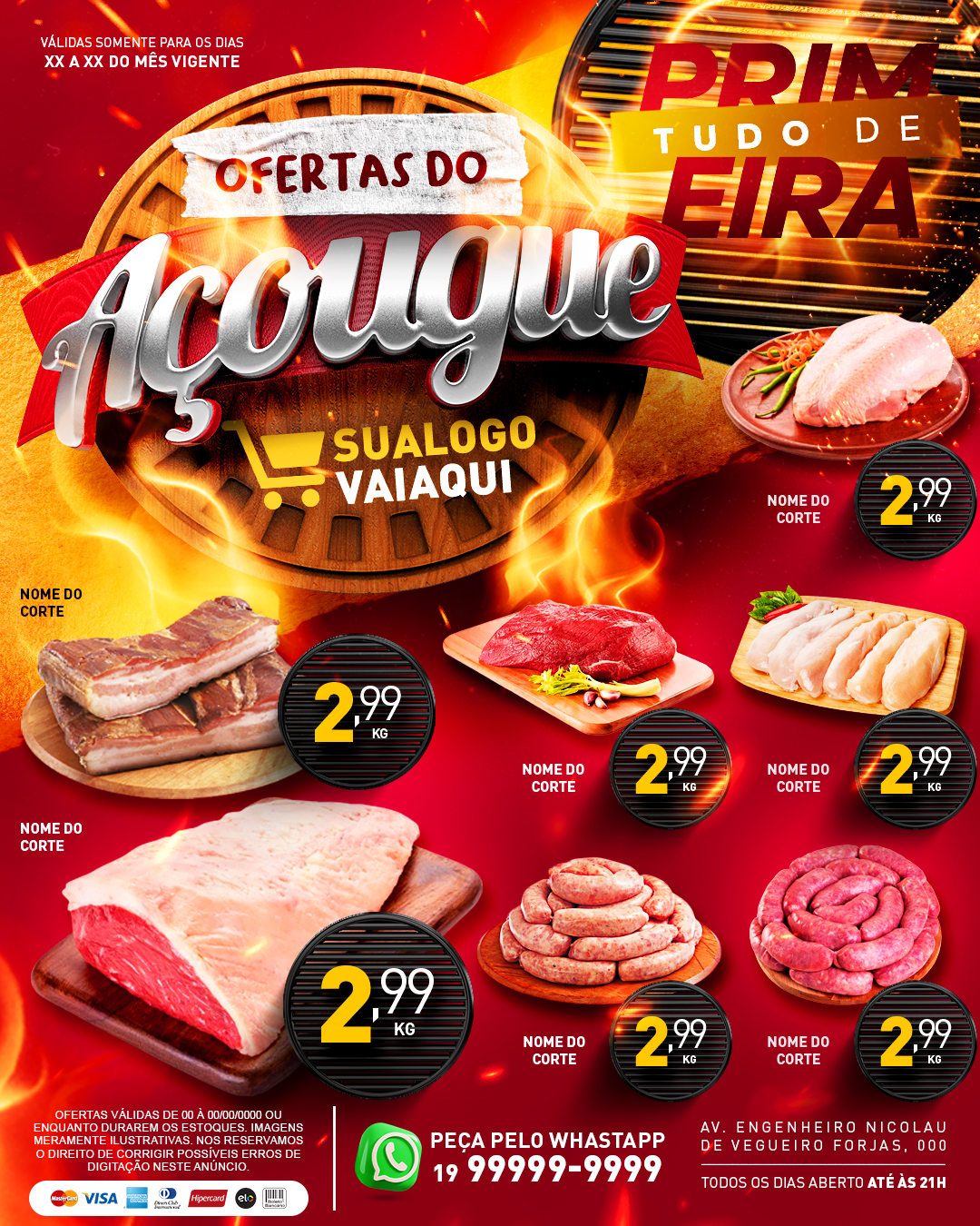 Encarte Ofertas de Açougue Primeira