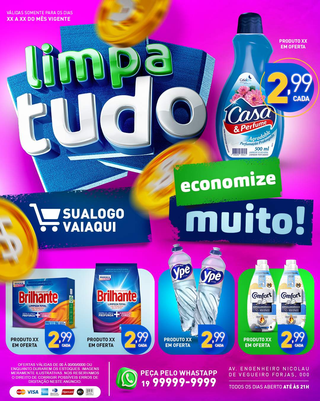 Encarte Limpa Tudo Supermercado Economize