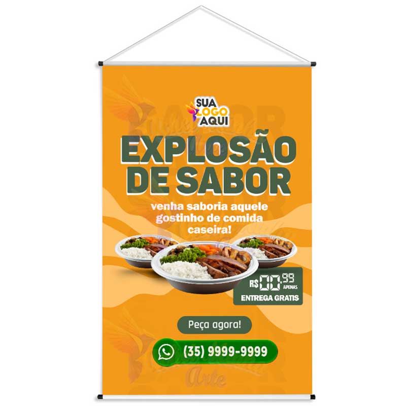 Banner Marmita Explosão de sabor