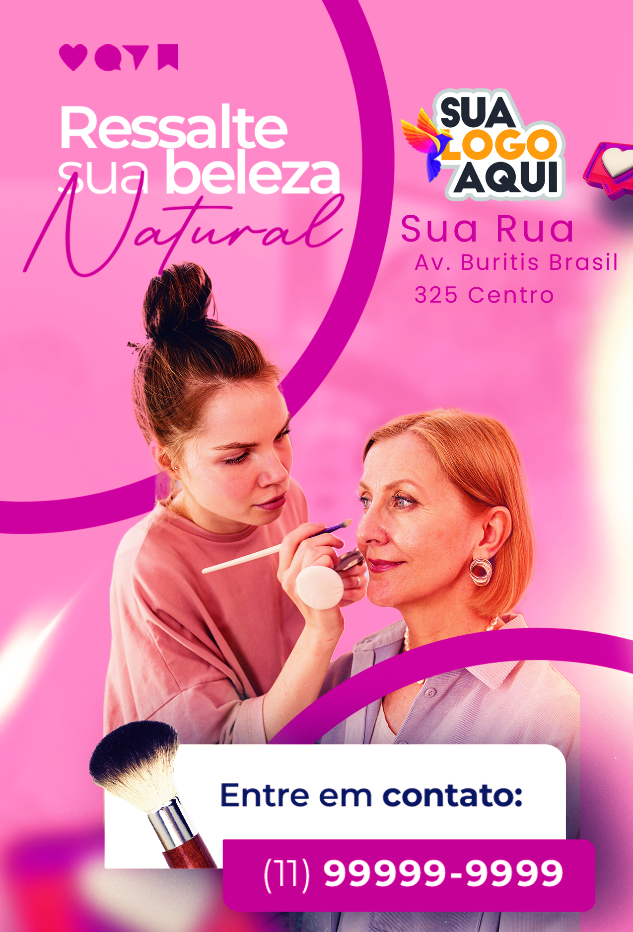 Flyer Ressalte sua Beleza