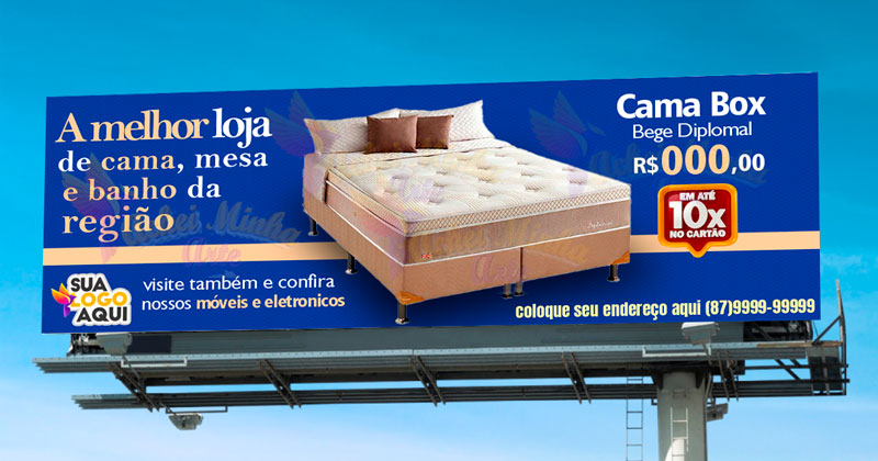 Outdoor Cama Box Blue