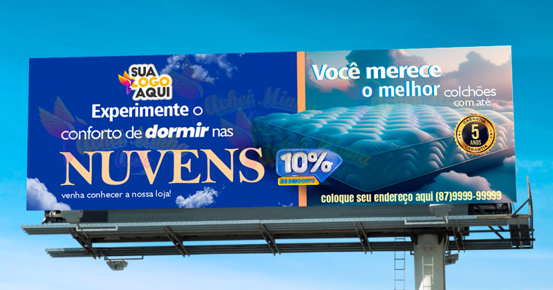 Outdoor Colchões Nuvens