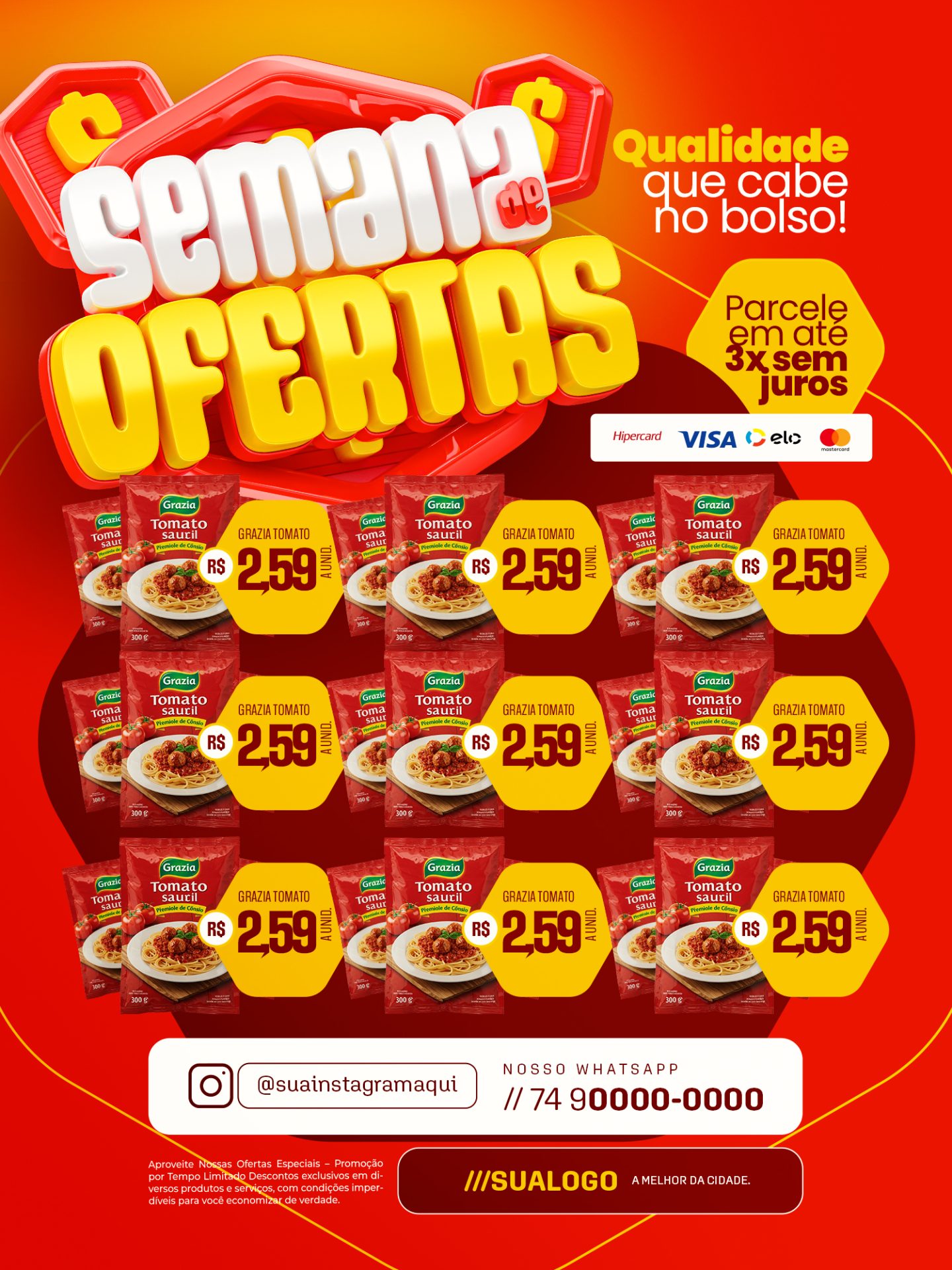 Encarte Semanas de ofertas qualidade
