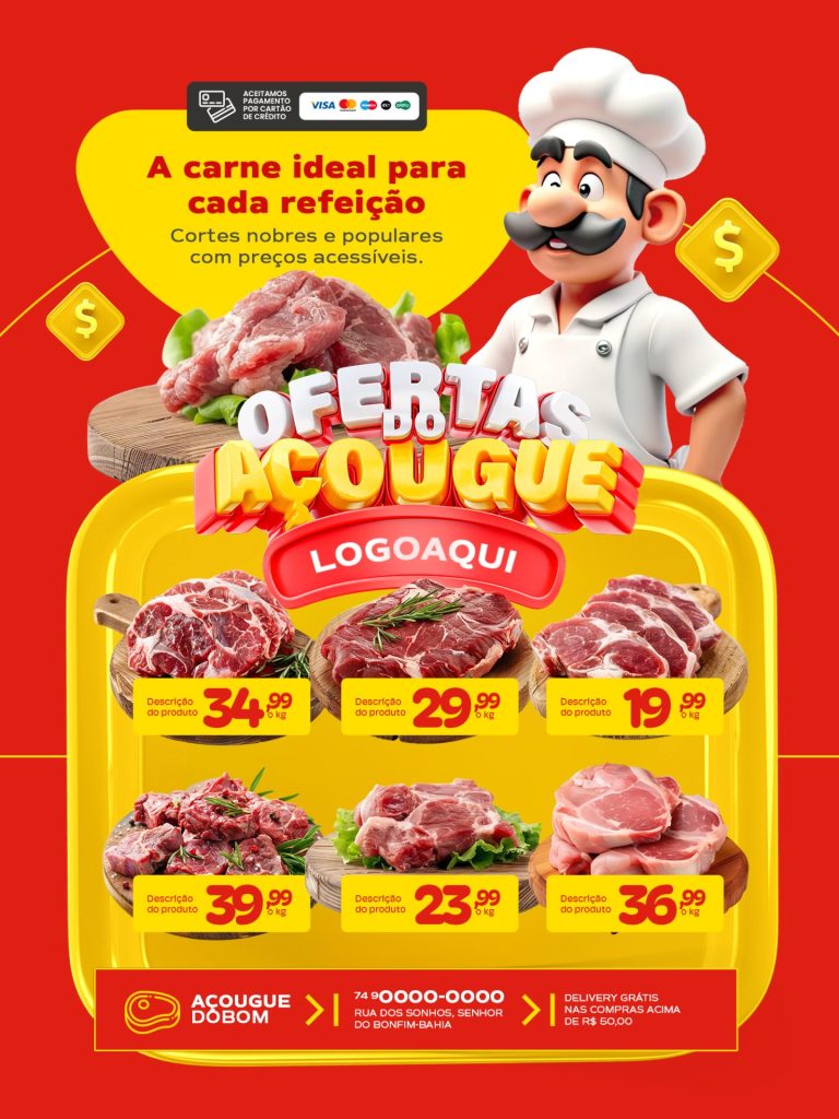 Encarte Anime Ofertas do Açougue