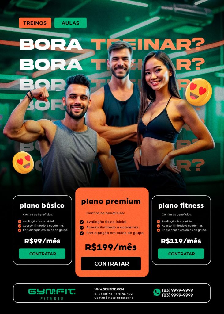 Flyer Academia Bora Treina