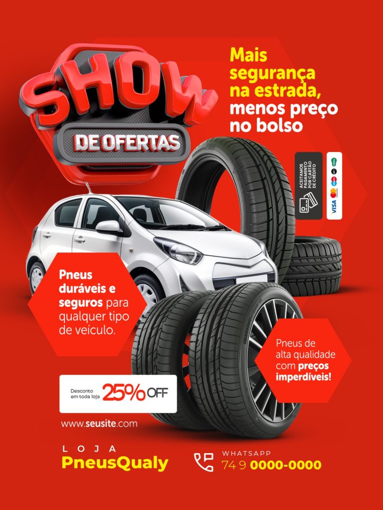 Flyer Loja de Pneus Show