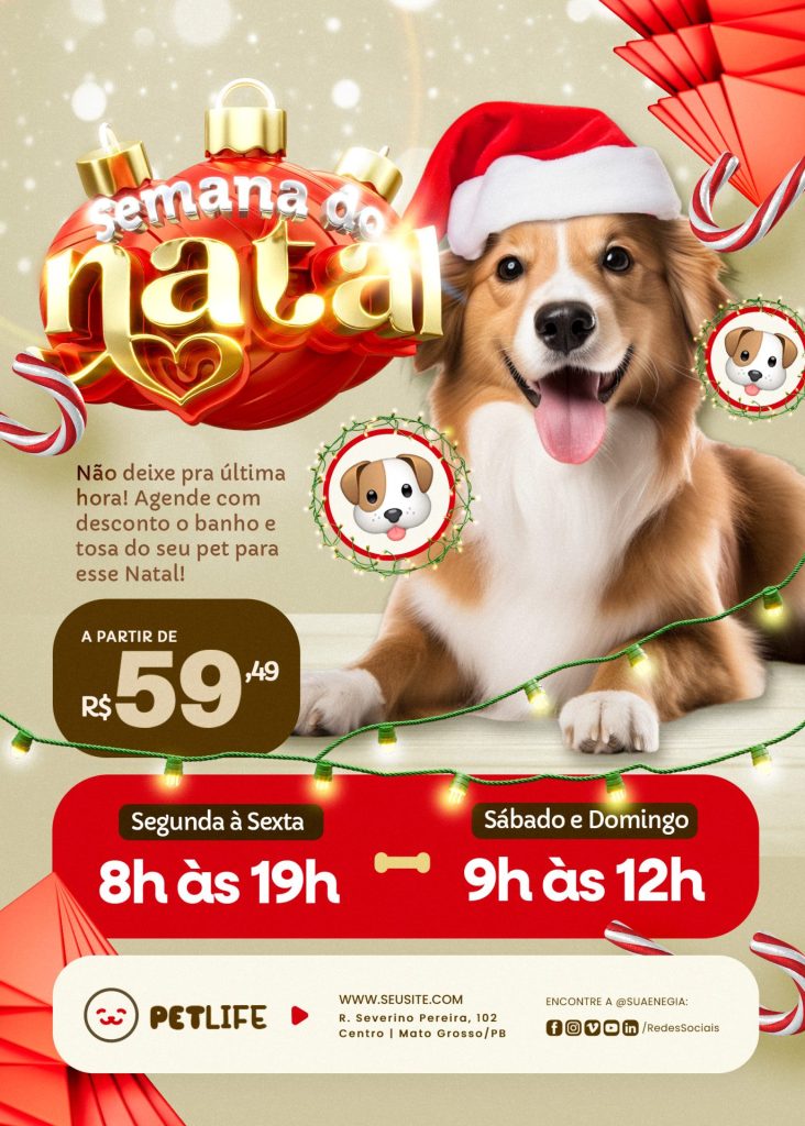 Flyer Natalino Petshop