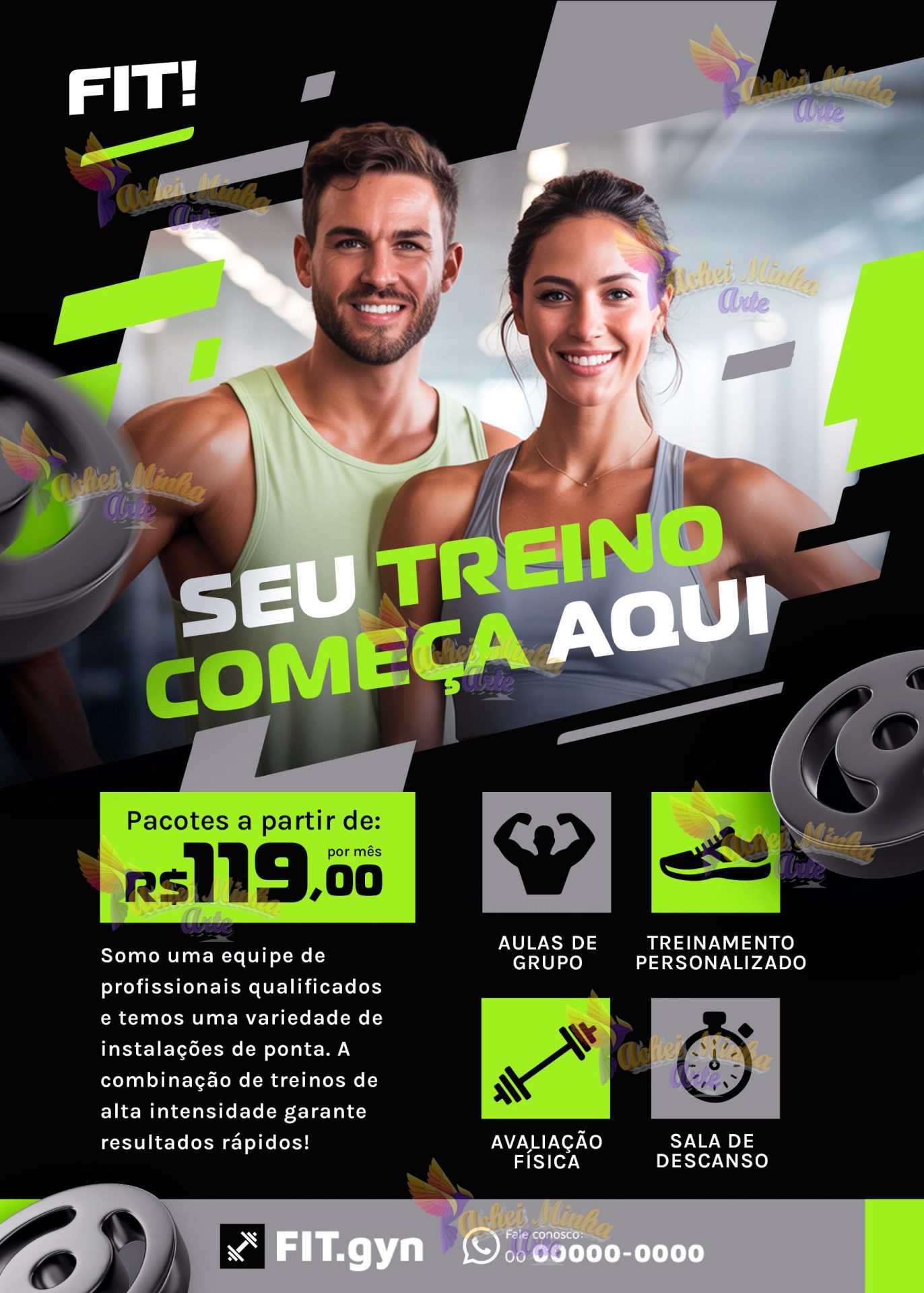 Flyer Academia Semana Fitness