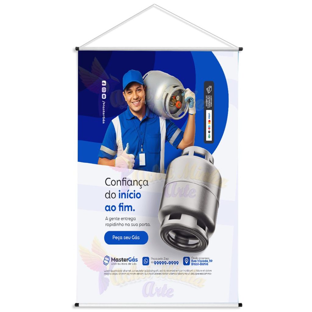 Banner Distribuidora Gás confiança