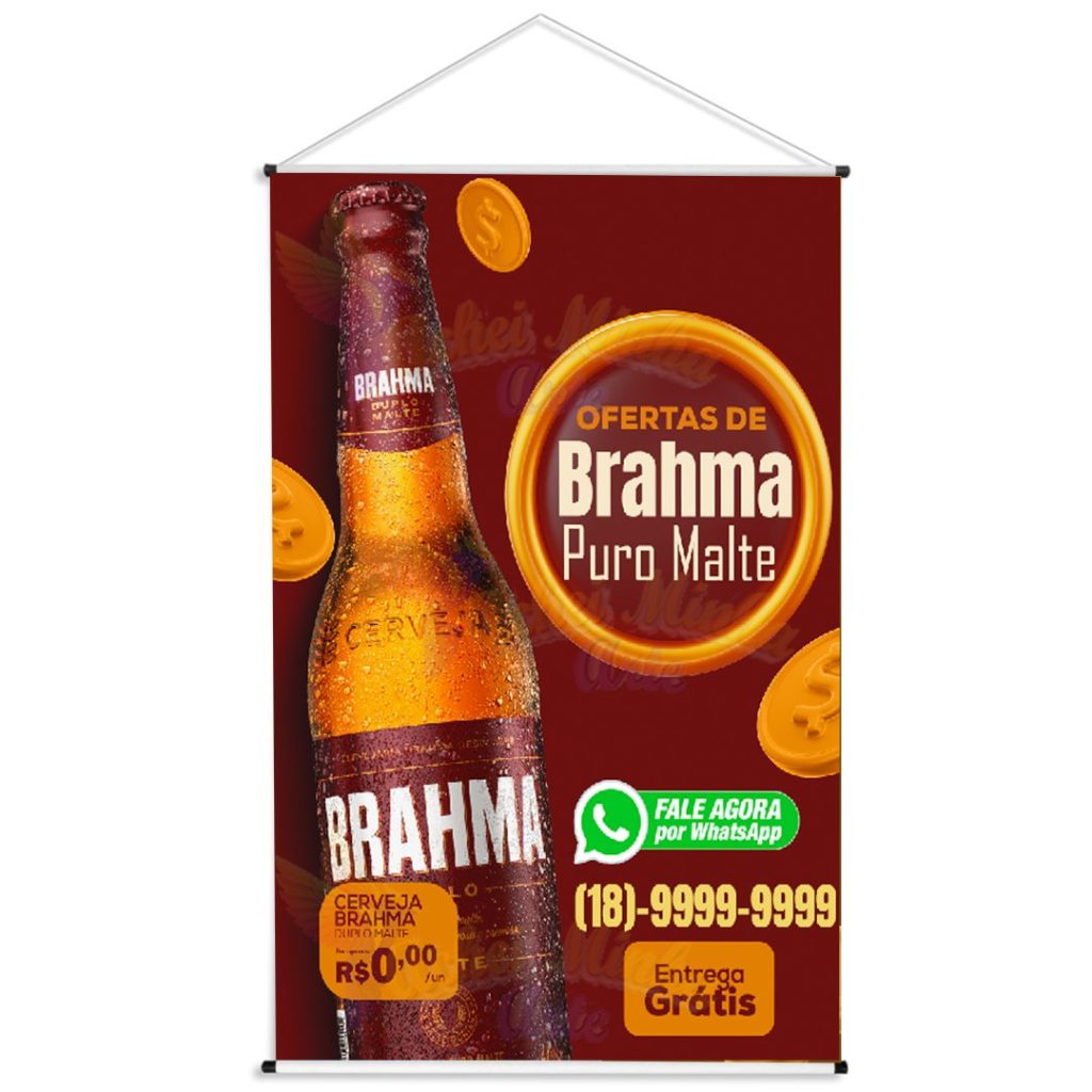banner cerveja Brahma