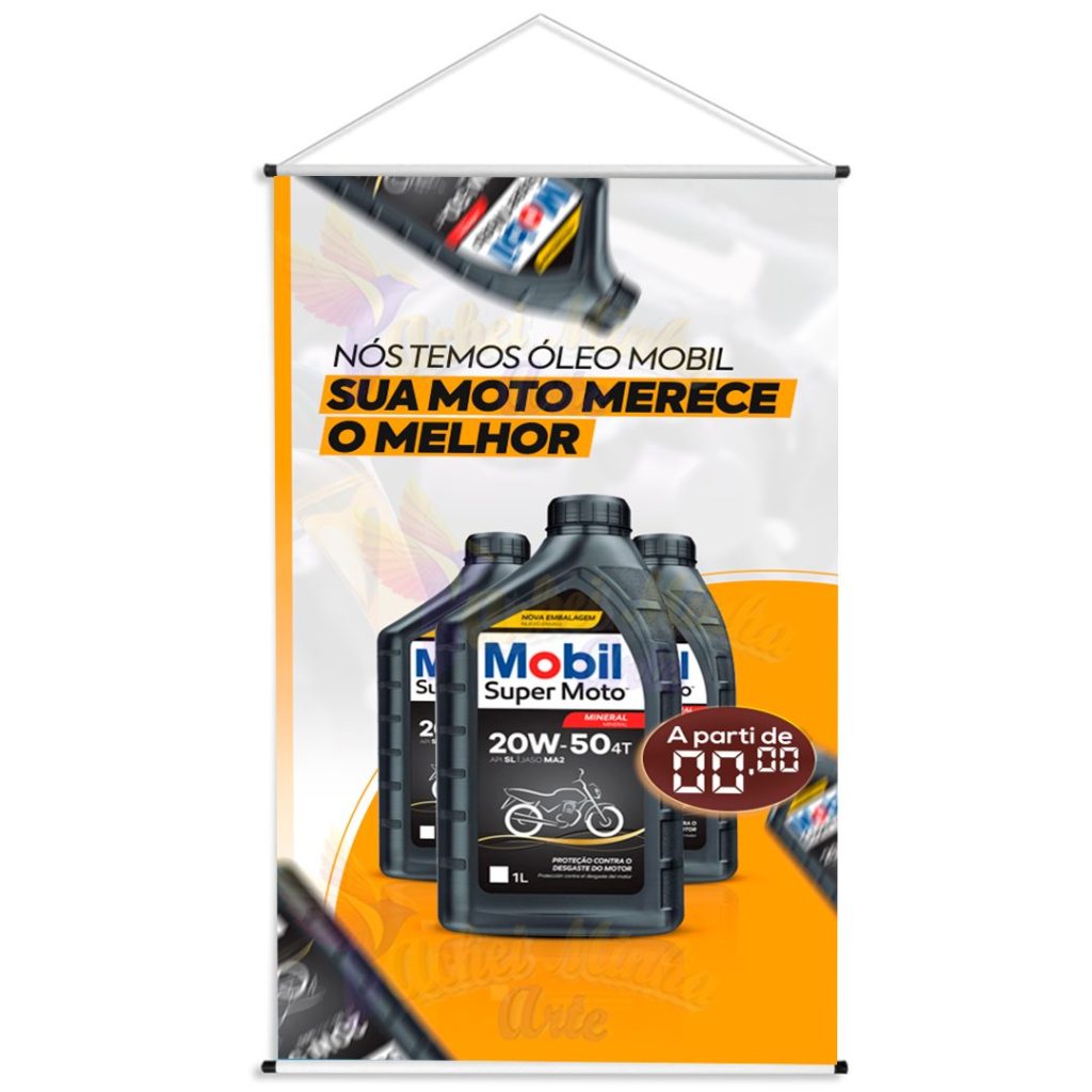 Banner temos óleo Mobil