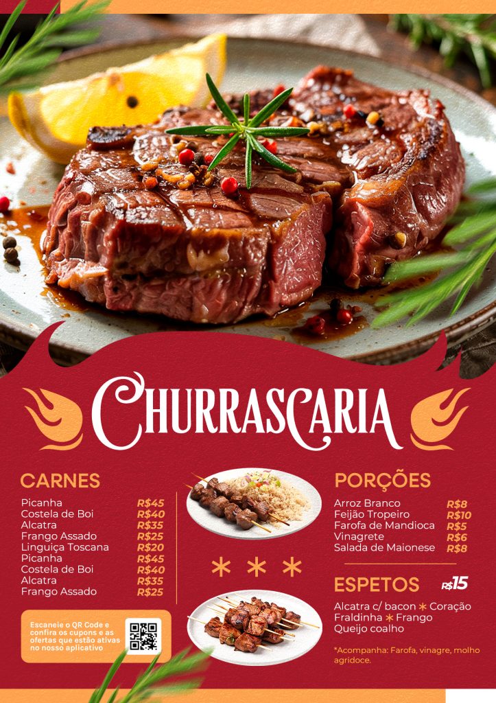 Cardápio Churrascaria Fina