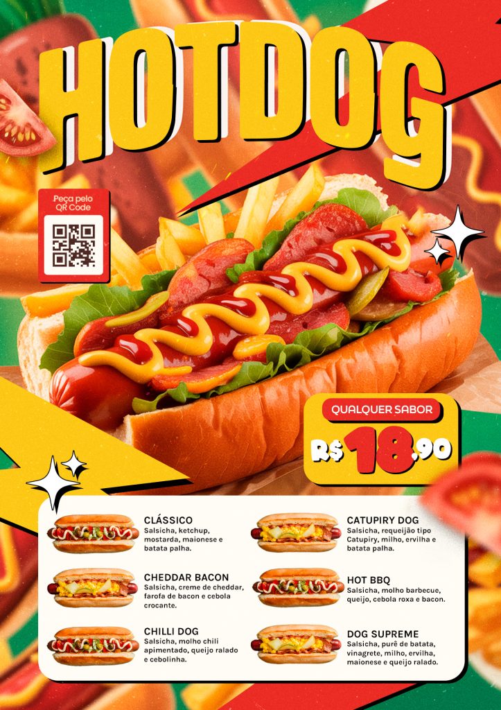 Cardápio Só Hot Dog no Molho
