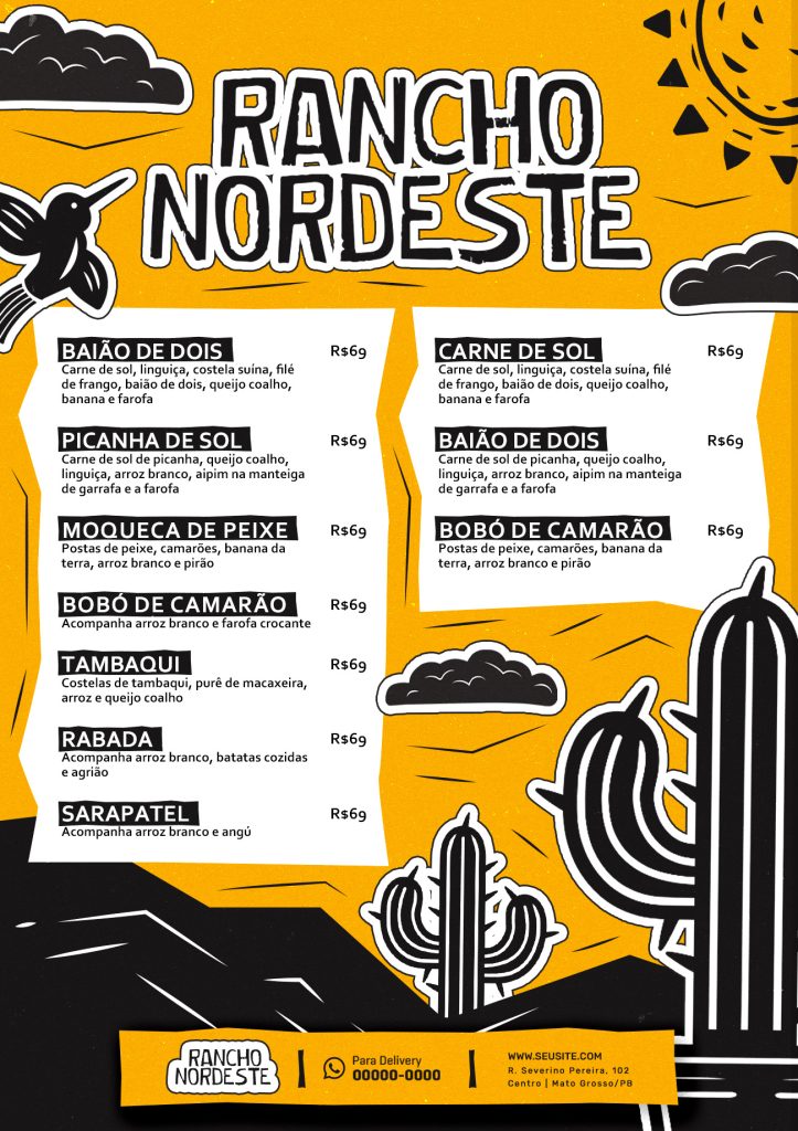 Cardápio Nordestino