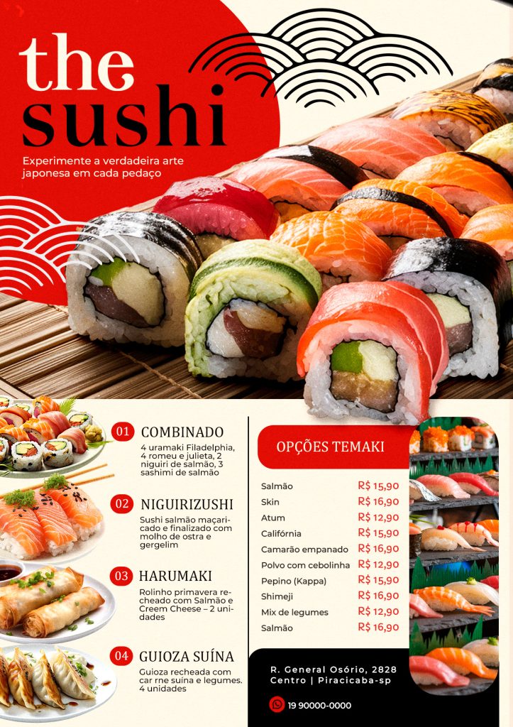 Cardápio The Sushi